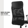 MESH OFFICE CHAIR HEIGHT ADJUSTABLE COMPUTER DESK HIGH BACK SWIVEL OFFICE CHAIR