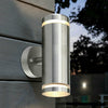 Stainless Steel Outdoor Garden Patio Shed GU10 LED Wall Lights IP65 Up Down Lamp