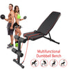 Adjustable 7 Incline Workout Weight Bench Dumbbell Bench W/Drawstring Exercise