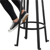 Barstools 75cm Pub Height Stools with Metal Frame Backless Set of 2 Bar Stools