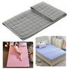 Soft Cotton Quilted Sheet Mat Bed Pad Plain for Mattress Single/Double/King Size