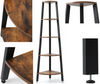 4, 5 Tier Corner Shelf Bookshelf Display Storage Stand Rack Ladder Home Office