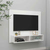 Wall TV Cabinet High Gloss White 102x23.5x90 cm Chipboard Living Room Hot Sale