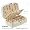 Leather Jewelry Box Organizer Portable Travel Jewellery Ornaments Storage Case