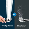 3 In 1 High Pressure Showerhead Handheld Shower Head with ON/Off Pause ON OFF UK