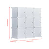 DIY Wardrobe Closet Storage Cube Cabinet Clothes Shelf 9 Cube Organiser Rack UK