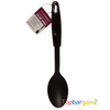 Solid Slotted Spoon Nylon Black Non Stick Cooking Serving Kitchen Heat Resistant