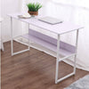 Small White Computer Desk Writing Corner PC Table Laptop Home Office Workstation