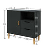 New Small Sideboard Cupboard Display Cabinet Storage with 2 Drawers & 1 Doors
