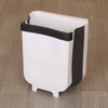 Wall Mounted Folding Waste Bin Kitchen Cabinet Door Cupboard Hanging Trash Can