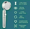 High Pressure Shower Head 360 Rotated Water Saving Hand Spray with Small Fan UK