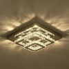 LED Ceiling Lamp Luxury Crystal Chandelier Remote Dimmable Living Room Kitchen