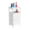 Bedside Table Cabinet Bathroom Cabinet Sofa Side Table Home Living Room White BN
