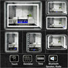 Bathroom Mirror Light up Large Wall led Mirror illuminated Heated With Bluetooth