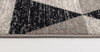 Machine Washable Non Slip Greek Key Kitchen & Hall Runners Rugs Mats Black Grey