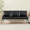 1/2/3 Seater Faux Leather Sofa Armchairs Couches Livingroom Black Brown Modern