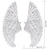 UK 40'' Large Rustic Angel Wing Wall Mount Hanging Art Home Bedroom Living Decor