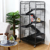Large Metal Tall Rat Ferret Chinchilla Squirrel Guinea Pig Pet Cage House Wheels