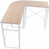 L-shape Wooden PC Computer Desk Writing Study Table Office Home Workstation Oak