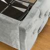 Ottoman Bed Small Double King Size Storage Gas Lift Up Velvet Bed Frame Bedroom
