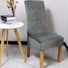 Velvet Dining Chair Seats Covers Large Size Stretch Plush Slipcovers Protectors