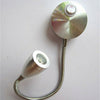 Flexible Arm Gooseneck LED Switch Wall Light Reading Light Bedroom Decor office
