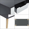 Modern Coffee Table with Drawer and Open Storage TV Stand Living Room Unit