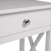 Sofa Side End Table Bedside Table Nightstand Cabinet with Storage Drawer Shelf