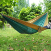 Double Person Portable Hammock Parachute Nylon Fabric Camping Swing Sleeping Bed
