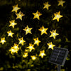 100-20LED SOLAR POWERED RETRO BULB STRING LIGHT GARDEN OUTDOOR FAIRY SUMMER LAMP