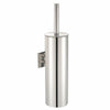 STAINLESS STEEL WALL MOUNTED HOME BATHROOM TOILET CLEANING BRUSH AND HOLDER SET