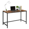 HOOBRO Computer Desk Writing Desk 120x50 cm Office Desk Industrial Rustic Brown