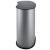 Trade Show Display Silver Portable Podium Impact Table Counter Stand Oval Bean