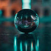 UK 3D Solar System Crystal Ball Planets Glass Ball Engraved Globe 60MM+Stand