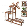 In & Outdoor 4 Tiered Flower Rack Planter Plant Stand Rack Display Shelf Windmil