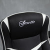Gaming Chair Ergonomic Computer Chair PVC Leather Exclusive Swivel Chair White