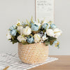 Small Peony Home Wedding Bouquet Decoration Fake Flower Artificial Flowers