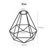 Industrial Geometric Light Shade Wire Frame Ceiling Pendant Lightshade Lampshade
