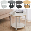 Industrial Side End Table Wooden Coffee Tea Table Sofa Nightstand Storage Desk