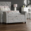 Storage Ottoman Box Pouffe Seat Stool Toys Storage Foot Stool Chair Bed Trunk