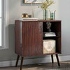 Industrial Storage Sideboard Small Rustic Cabinet Vintage Metal Console Table