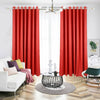 Thermal Blackout Ready Made Eyelet Ring Top Pair of Curtains with Free Tie Backs