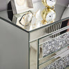 Mirrored Glass Bedside Table Nightstand Storage Cabinet Chest of 2/3 Drawers UK