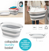 Large 24L Collapsible Laundry Basket Folding Clothes Washing Pop Up Storage Bin