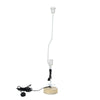 120 cm Tall Floor Lamp for Warm Lighting in Living space w/ Fabric