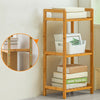 3/4/5 Tier Bookcase Shelving Unit Wood Bookshelf Free Standing Storage Display