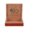 Cedar Wood Wooden Lined Cigar Humidor Humidifier Hygrometer Case Box Brown NEW
