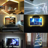 5m 12V RGB LED Strip Light 5050 Colour Changing Tape Cabinet Kitchen TV Lighting