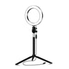 LED Ring Fill Light Stand Tripod Dimmable Lighting Youtube TIKTOK Live Lamp