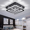 40/50cm Flush Mount Modern Square Ceiling Chandelier Crystal Light Lamp Pendant